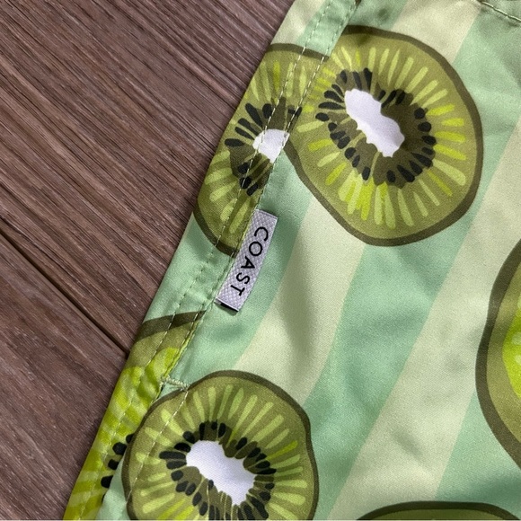 Coast | The 5" Kiwi Print Swim Trunk in Lime Green (Small) - Picture 4 of 6